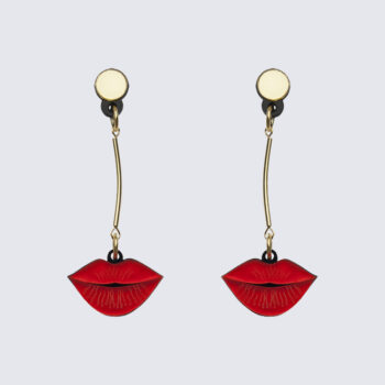 Dot Lips earrings_