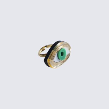 NPG #Picasso Green eye ring side