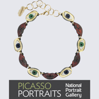 NPG #Picasso eye and lips necklace_