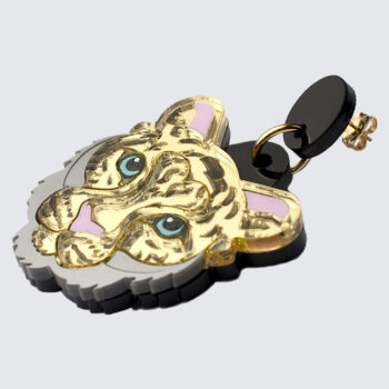 Born Free Leo L earrings