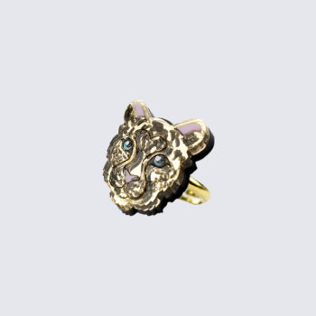 Panther’s Face ring side_