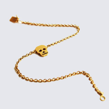skull gold detail_