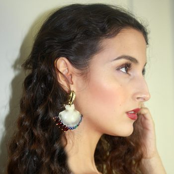 marineearrings wearing