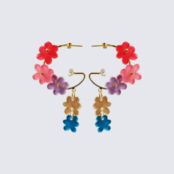 rainbow flower front_